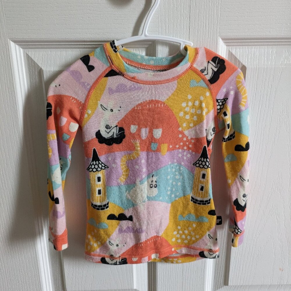 Reima Baby & Kids Moomin Trivsam Merino Wool Thermal Base Layer
